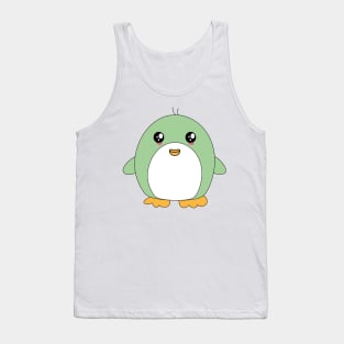 Cute Green Penguin Kawaii Tank Top